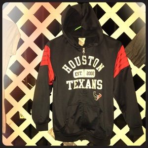 Youth Houston Texans Zip Up Hoodie